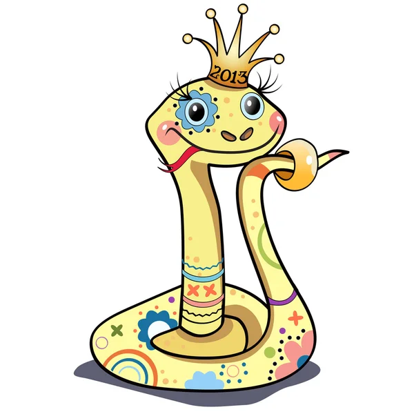 Lustige Schlange — Stockvektor