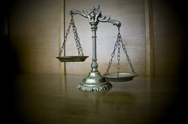 Balance décorative de la justice — Photo