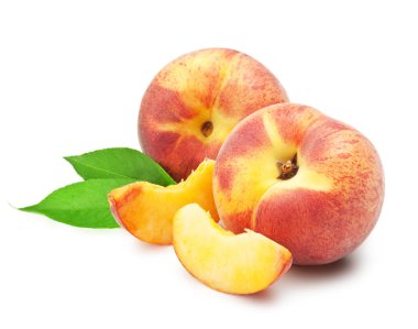 Ripe peach clipart