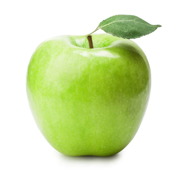 Grønt eple – stockfoto