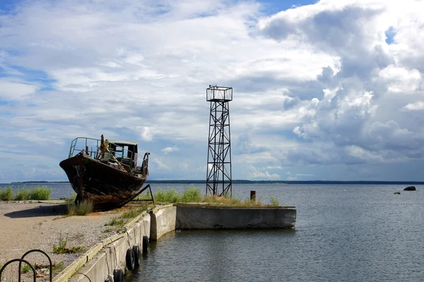 stock image Mooring and sky