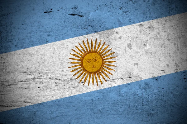 Argentin vintage zászló — Stock Fotó