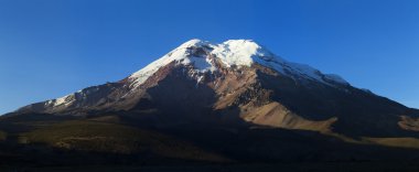 Chimborazo Volcano Panorama Sw clipart