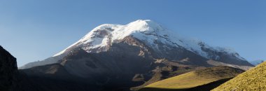 Chimborazo Volcano Panorama Se clipart