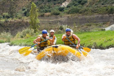 Ecuador Whitewater River Rafting clipart