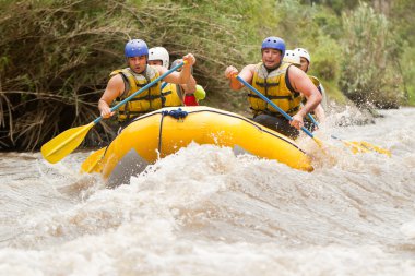 Ecuador Whitewater River Rafting clipart