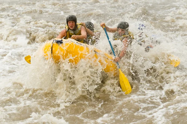 Whitewater řeky Rafting dobrodružství — Stock fotografie
