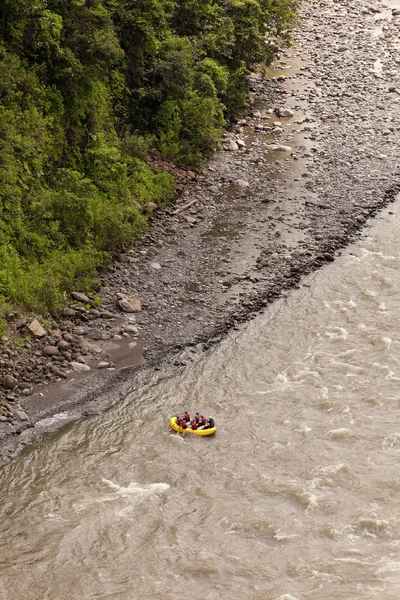 Рафтинг на реке Уайтуотер — стоковое фото