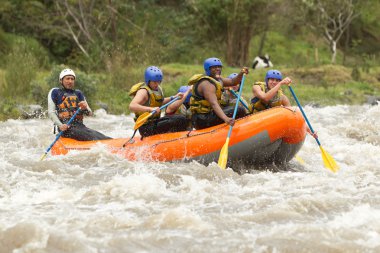 Rafting boat adventure