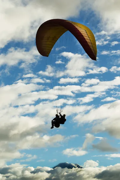 Paragliding In Andes — 스톡 사진