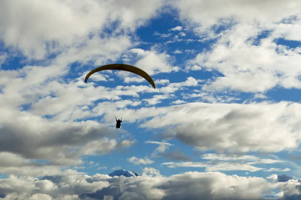 Paragliding In Andes — 스톡 사진