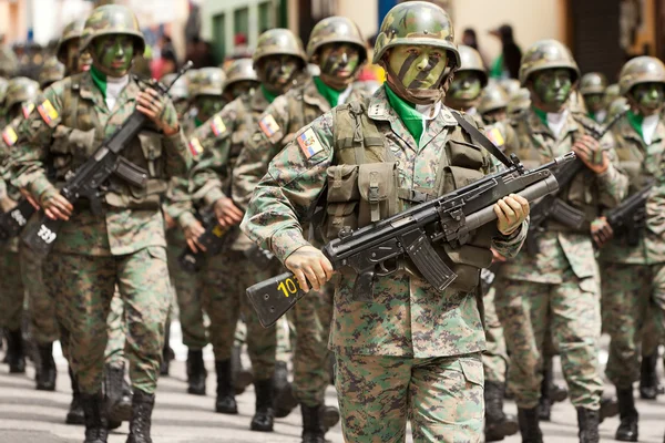 Exército equatoriano — Fotografia de Stock