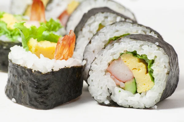 Rulouri japoneze de sushi — Fotografie, imagine de stoc