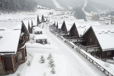 Alpine village clipart