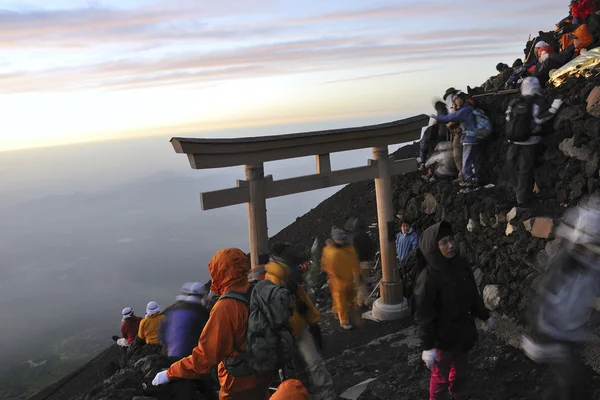 Mont Fuji lever de soleil — Photo