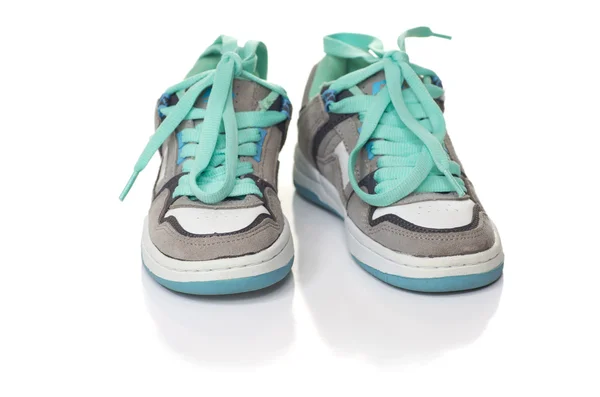 Kinder weiche Schuhe. — Stockfoto