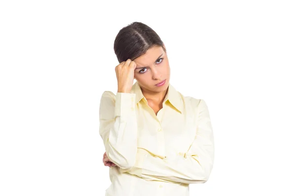 Business woman problems — Stock Photo, Image