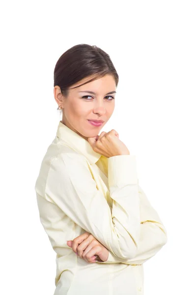 Mujer de negocios con una mirada astuta —  Fotos de Stock