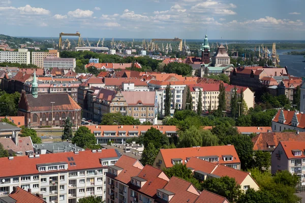 Panorama of Szczecin — Stock Photo, Image