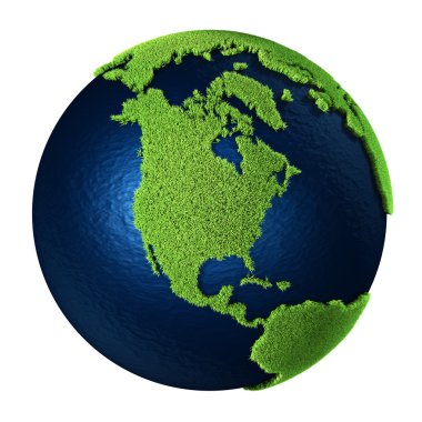 Grass Earth - North America clipart