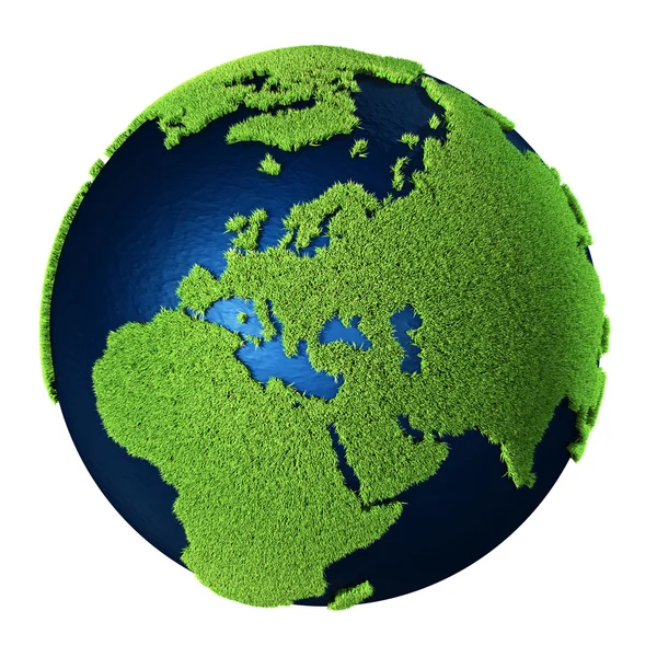 Травяная земля - Европа — стоковое фото