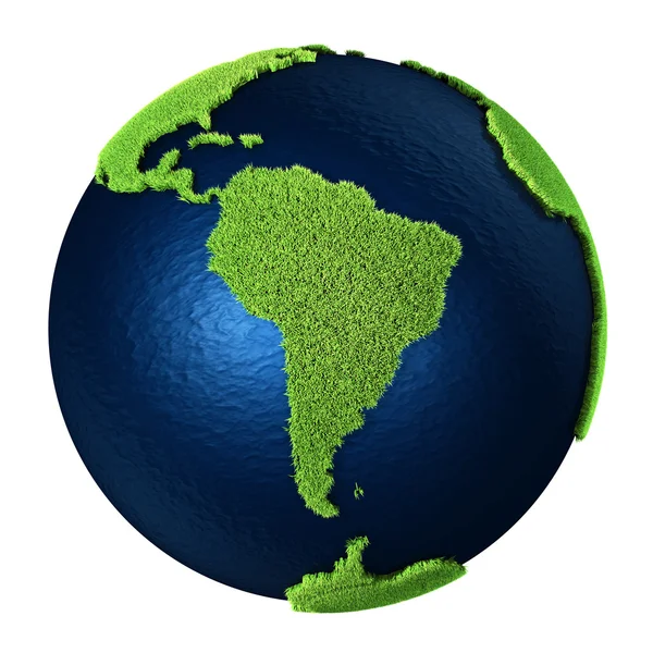 Fű föld - Dél-Amerika — Stock Fotó