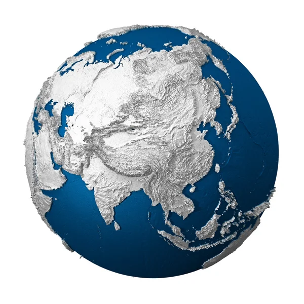 Artificial Earth - Asia — Stock Photo, Image