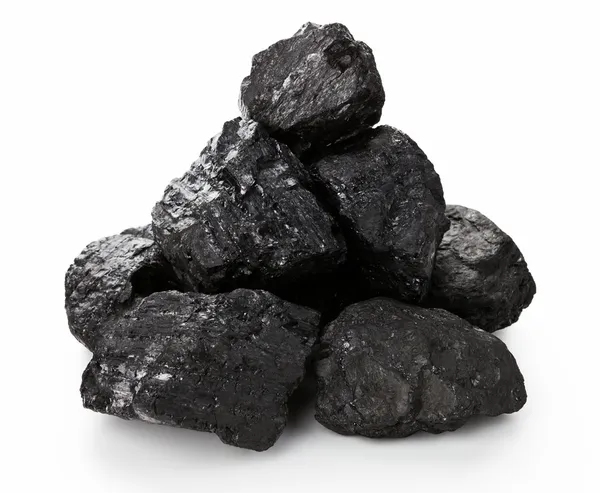 Вугілля стека — стокове фото