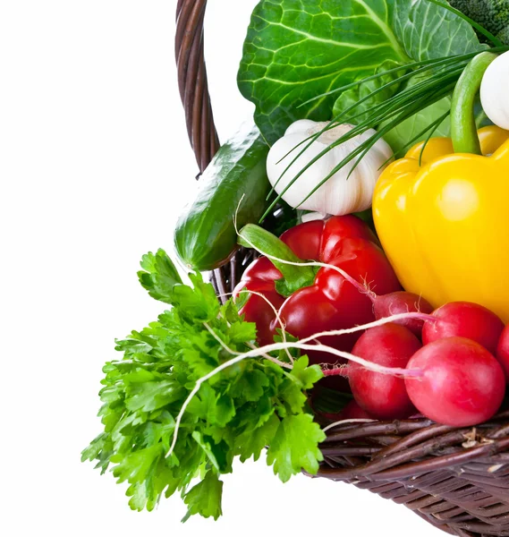 Gemüsekorb — Stockfoto