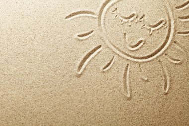 Sand Sun clipart