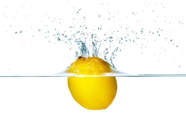 Lemon Splashing — Stock Photo, Image