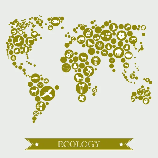 Concept écologique — Image vectorielle