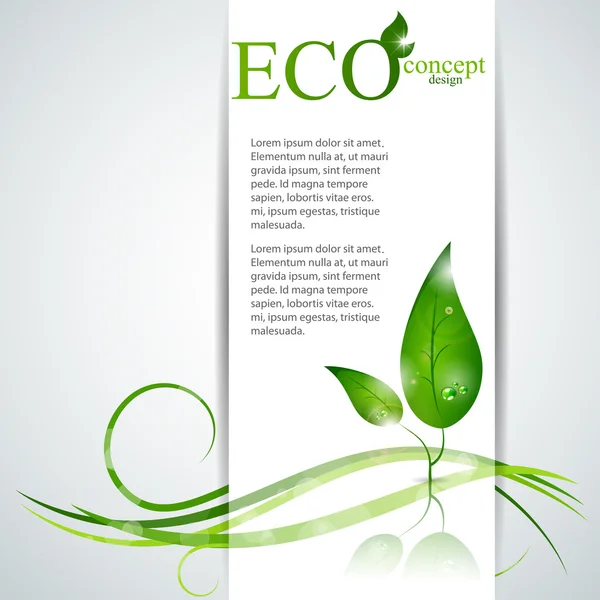 Ekologická energie — Stockový vektor