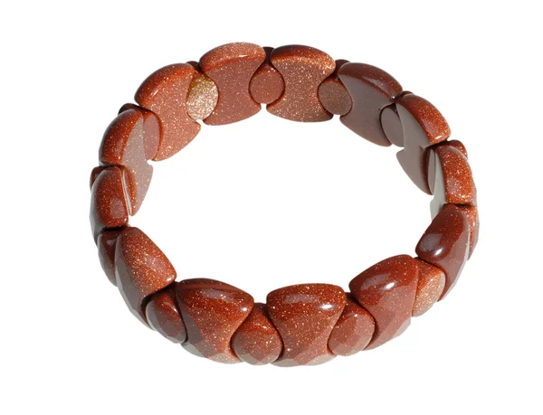 Bracelet from a semiprecious stone — Stock Photo, Image