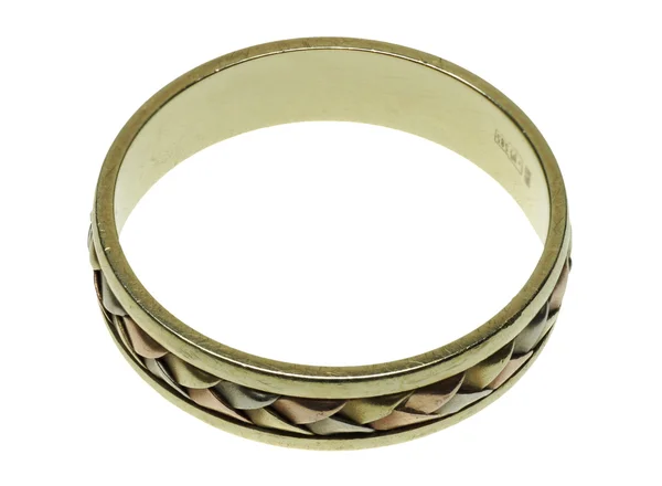 Gold wedding ring — Stock Photo, Image