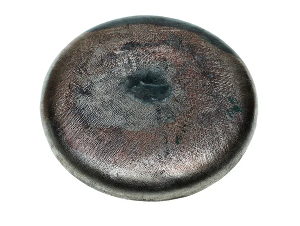 Metallo - acciaio damascato carbonioso — Foto Stock