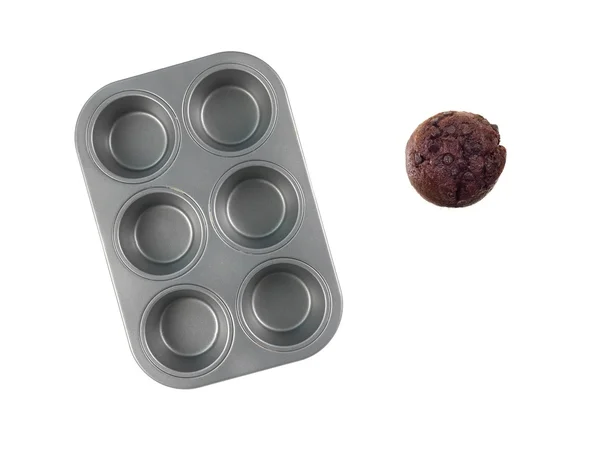 Muffin zásobník — Stock fotografie