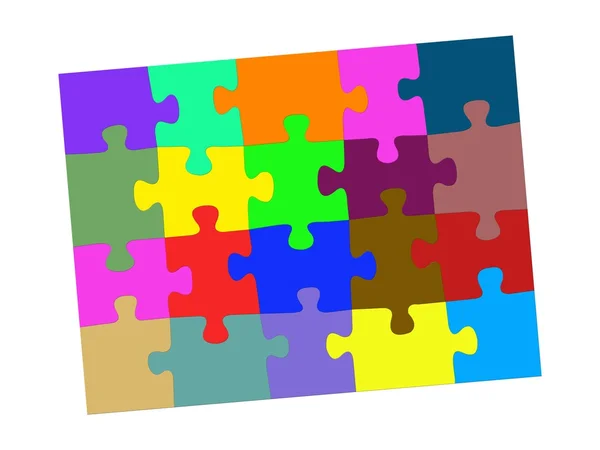 Jigsaw ilustraciones — Foto de Stock