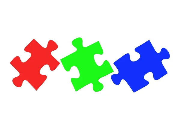 Jigsaw ілюстрацій — стокове фото