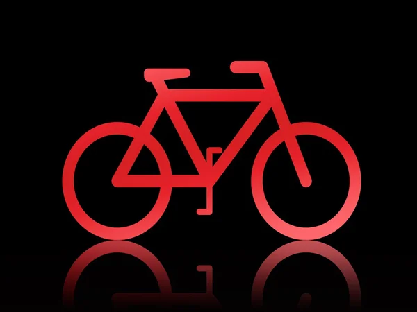 Illustrazione bicicletta — Foto Stock