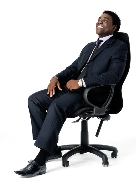 Office stoel zakenman — Stockfoto