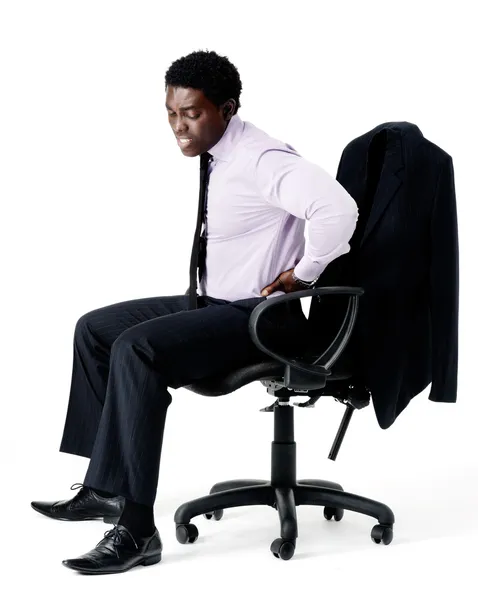 Bad posture back pain — Stock Photo, Image