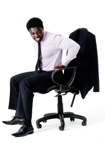 Bad posture back pain — Stock Photo, Image