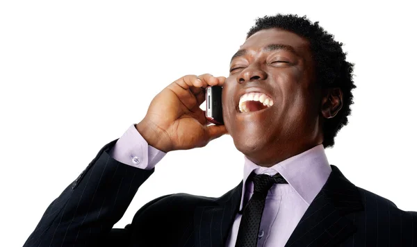 Laughing business man — Stock Photo, Image