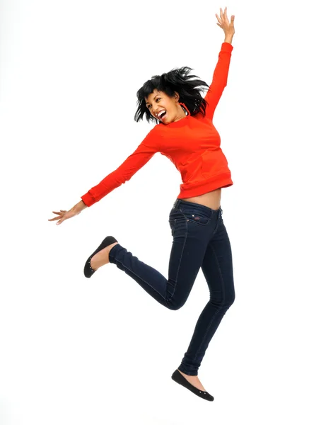 Chica bailando feliz —  Fotos de Stock