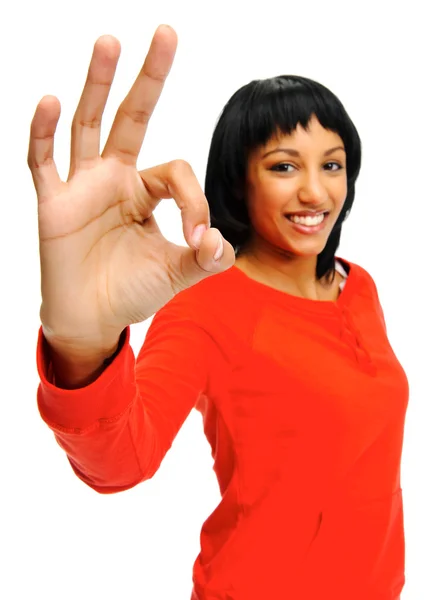 Series of hand gestures — Stock Photo, Image
