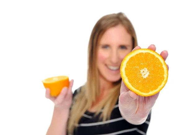 Narancssárga fél — Stock Fotó