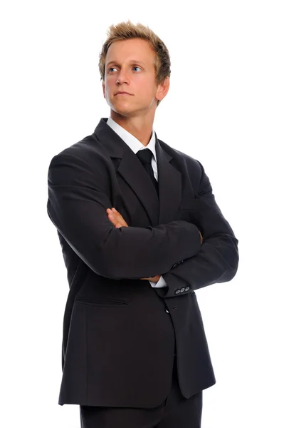 Stilig affärsman i formell kostym — Stockfoto