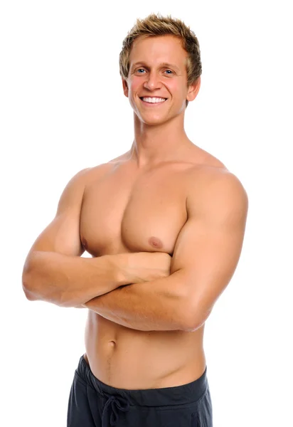 Confident young man in good shape — Stock Photo, Image