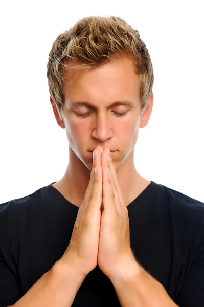 Hombre rezando —  Fotos de Stock